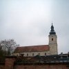 Loosdorf, Kościół św. Wawrzyńca, miejsce chrztu